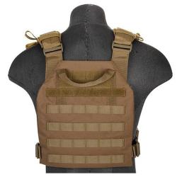 Gilet l&eacute;ger Plate carrier coyote brown 1000D