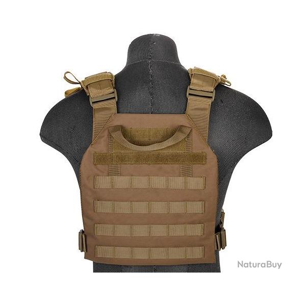 Gilet l�ger Plate carrier coyote brown 1000D