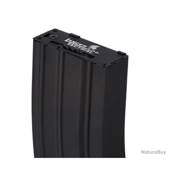 Chargeur Hi-cap m�tal 300 billes pour M4 AEG noir