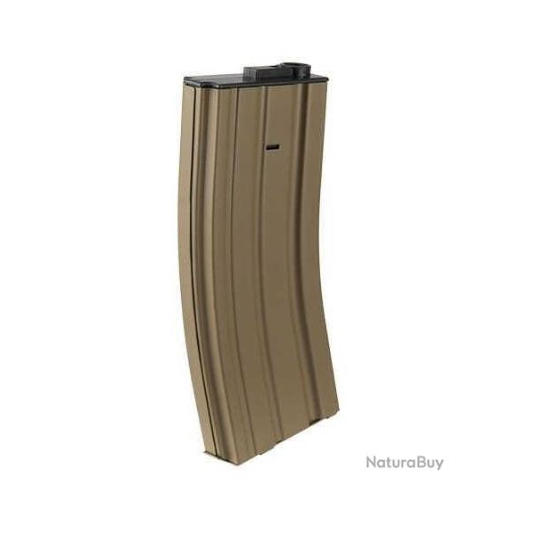 Chargeur Mid-cap m�tal 120 billes pour M4 AEG tan