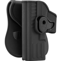 Holster rigide Quick Release pour Glock 17 Gaucher Noir