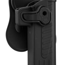Holster rigide Quick Release pour Hi-Capa Droitier Noir