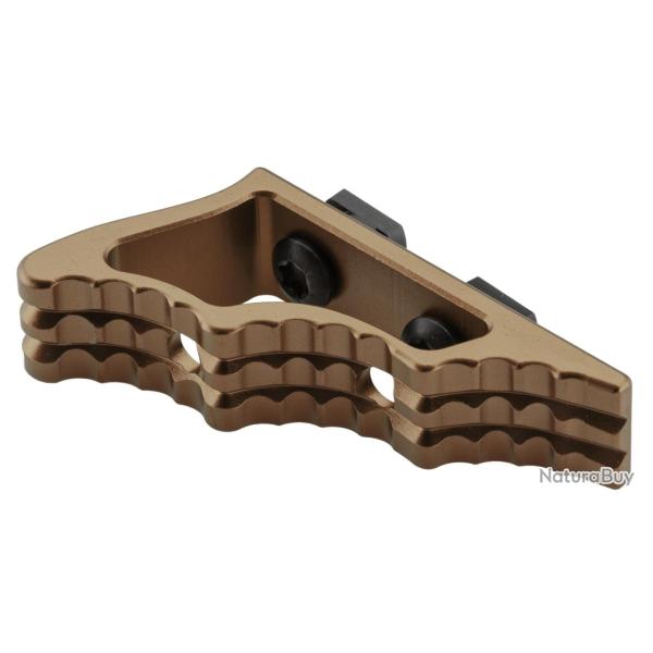 Angle Grip Aluminium CNC M-LOK / Keymod TAN