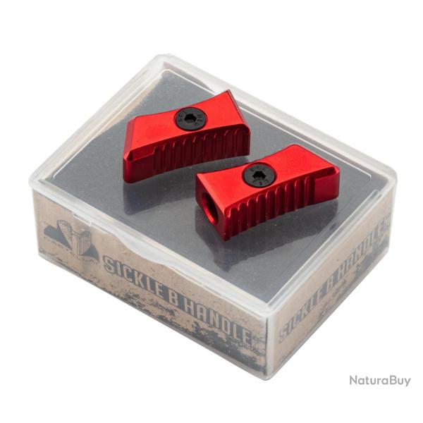 Grip pour levier d'armement M4 airsoft Rouge