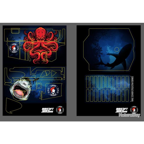 Skins M4 Lancer Tactical - Dessin au choix REQUIN