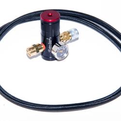 R&eacute;gulateur HPA basse pression Red Line Mini SFR avec ligne