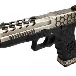 R&eacute;plique GBB VX0100 hex cut Noir/Silver