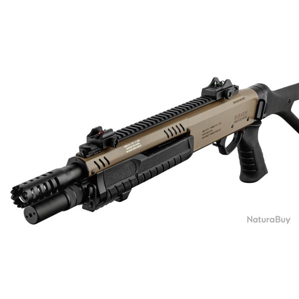 R�plique fusil � pompe FABARM STF12 Compact Tan Gaz