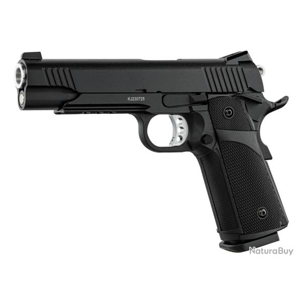 R�plique airsoft KJ Works KP-05 gaz full metal KJ Works KP-05 - Noir