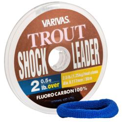 VARIVAS TROUT SHOCK Leader FLUORO 0,18 (5lb) 30M
