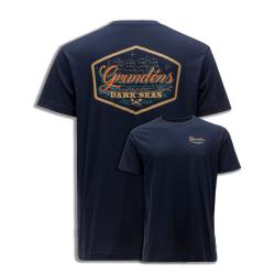 TEE SHIRT DARK SEAS X GRUNDENS WATERCRAFT SS T SHIRT DARK NAVY
