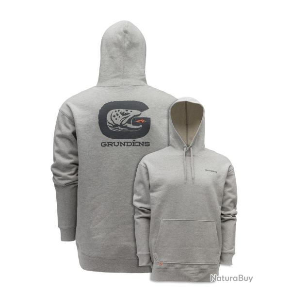 SWEAT G TROUT HOODIE AHTLETIC HEATHER