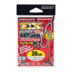 WL-12 EX WIRE LEADER - 30cm - W : 30 LB - Ex : 90 LB (2/pack)