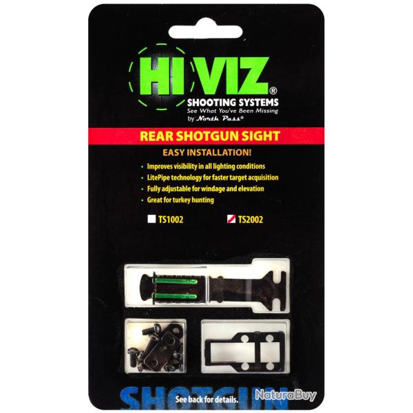 Hausse r�glage pour bande 4,2 � 9,8 mm - Hi-Viz, Pour bande 8 � 9,8 mm - TS.1002