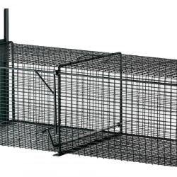 Bo&icirc;te &agrave; fauves pliante 2 entr&eacute;es, Cage 100 cm