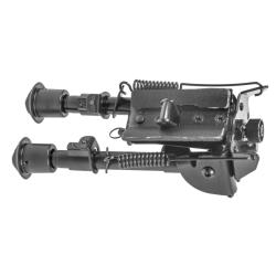 Bipied t&ecirc;te articul&eacute;e ou fixe 5 positions 15-22 cm, T&ecirc;te articul&eacute;e