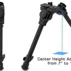 Bipied UTG Over Bore 17-11'' picatinny, BIPIED UTG OVER BORE 17-11'' PICATINNY CENTRAL