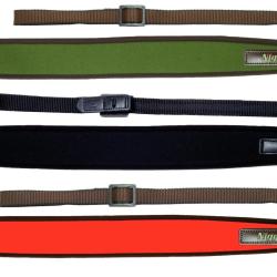 Bretelle droite n&eacute;opr&egrave;ne pour carabine avec attache rapide, Orange