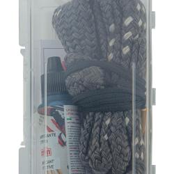 Kit de nettoyage cordon type snake + huile pour armes, Cal .22