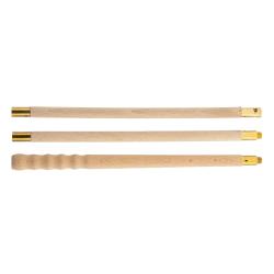 Baguette de nettoyage en bois pour canons (3 pi&egrave;ces),