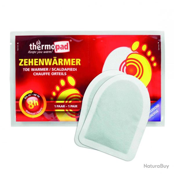 Chaufferettes pour pieds - Thermopad Chauffrettes pieds - Temps de chauffe jusqu'� 6h