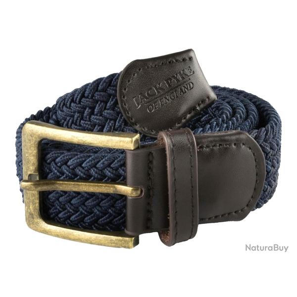 Ceinture �lastiqu�e tress�e Jack Pyke Ceinture Bleue Marine