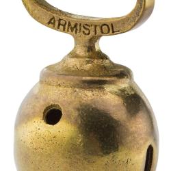 Grelots bronz&eacute; Armistol en alliage bronz&eacute;, monoblocs Diam.20 mm