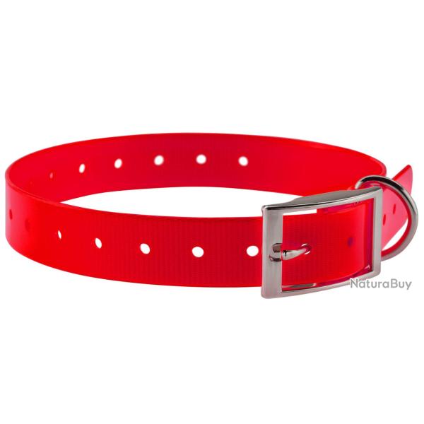 Collier pour chien 2,5 cm en polyur�thane - Country Collier Rouge