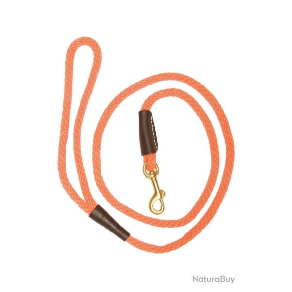 Laisses orange pour chien avec mousqueton Laisse 180 cm - Diam�tre 1 cm