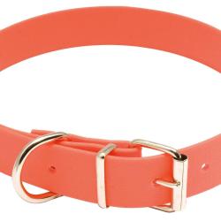 Collier pour chien Biothane orange fluo - Country Collier Biothane - Longueur 60 cm