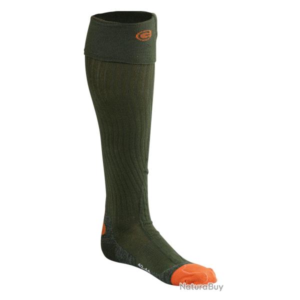 Chaussettes chauffantes Heat STOCK 4.1 TOE CAP et pack batteries - Lenz Lenz 4.1 Green P45/47