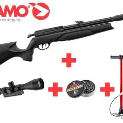 Pack complet Carabine PCP GAMO Arrow 4.5mm 19.9J + lunette 3-9x40wr + plombs + pompe Gamo