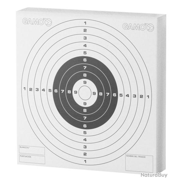Paquet de 100 cibles cartonn�es 14 X 14 - GAMO.