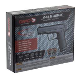 Pistolet CO2 C-15 BLOWBACK - Cal. 4.5mm. cal. 4.5 mm 3,98 joules