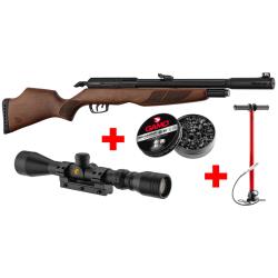 Pack Gamo Riser Punisher 5.5 mm 40 J + Lunette 3-9 x 40 + Pompe Arrow PCP Flex + plombs Pro Magnum (