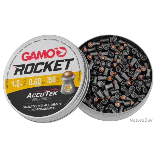 Plombs Gamo Rocket Accutek (x150). cal. 4.5 mm