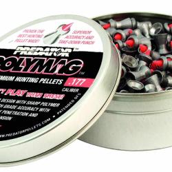 Plombs Pr&eacute;dator &agrave; t&ecirc;te pointue cal. 4,5 mm bte de 200