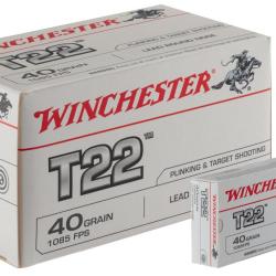 Cartouches Target 22 cal. 22 LR 40gr RN (T&ecirc;te Ronde) bte de 500