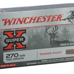 Winchester Cal. 270Win 130gr Extreme Point bte de 20