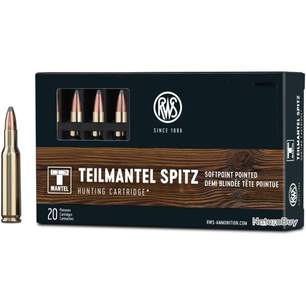 RWS Cal. 222 REM type TMS 49gr T Mantel bte de 20