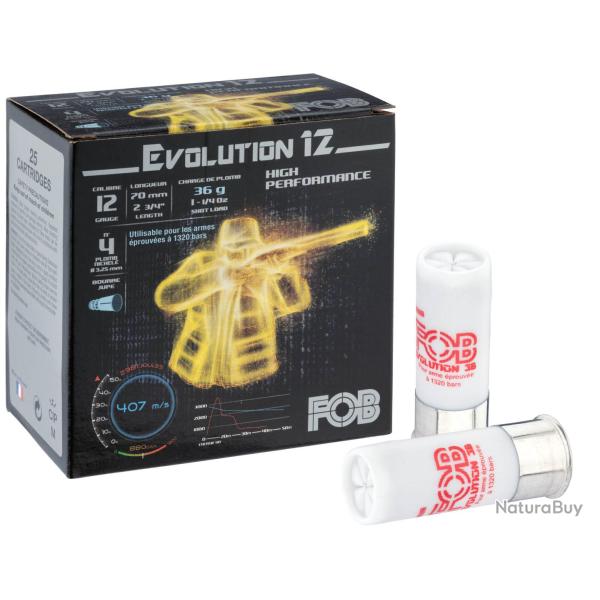 Cartouches Fob Evolution 12 Cal. 12 70 bte de 25