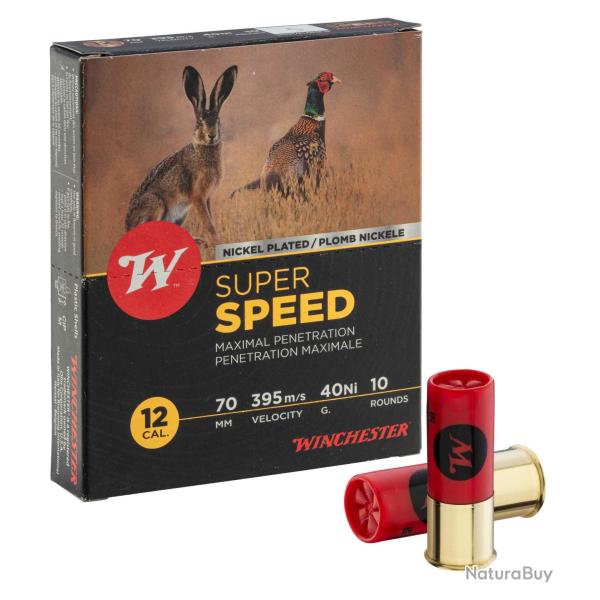 Winchester Super Speed G2 nickel Cal. 12 70 bte de 10