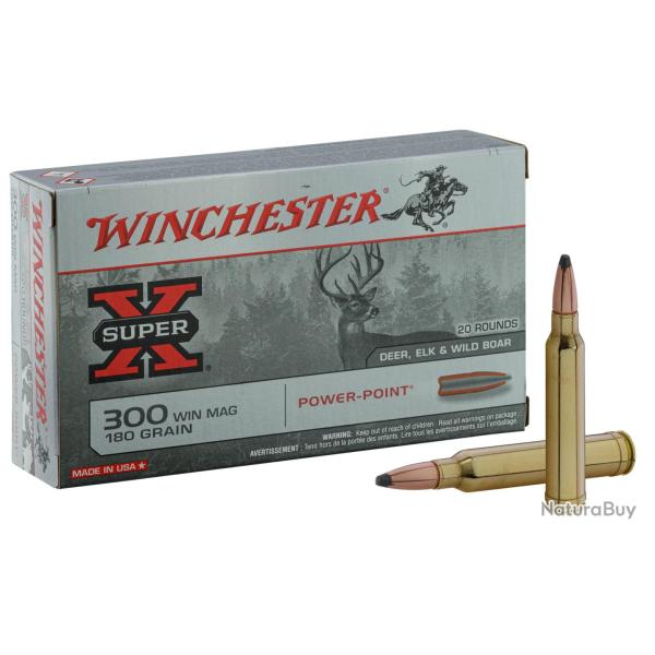 Winchester cal . 300Win Mag - 180gr Power point