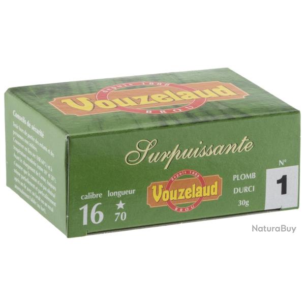 Cartouches Vouzelaud - Surpuissante - Cal. 16/70 N�1 bte de 10