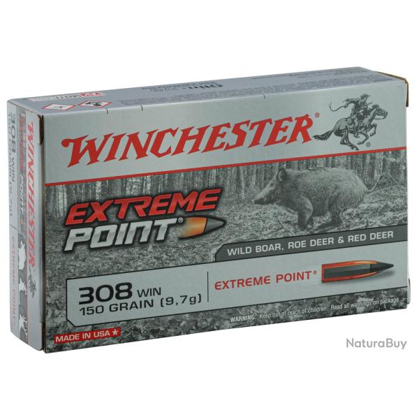 Munition Winchester Cal. . 308Win - chasse et tir bte de 20