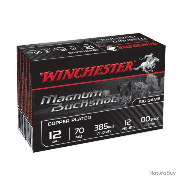 Winchester chevrotines cuivr�es Haute vitesse - Cal. 12/70 bte de 5