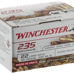Munitions Super-X LHP Copper Plated cal. 22 LR bte de 235