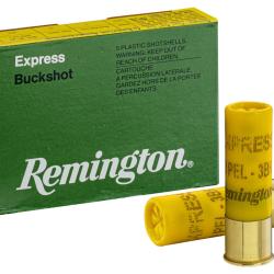 Cartouches Remington chevrotines - Cal. 20/70 bte de 5