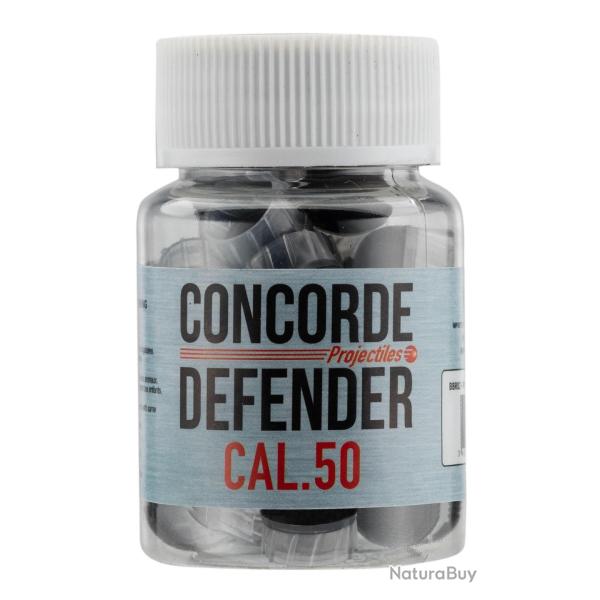 Cal. 50 - Billes de D�fense � ailettes caoutchouc - Pot de 30 munitions Sniper