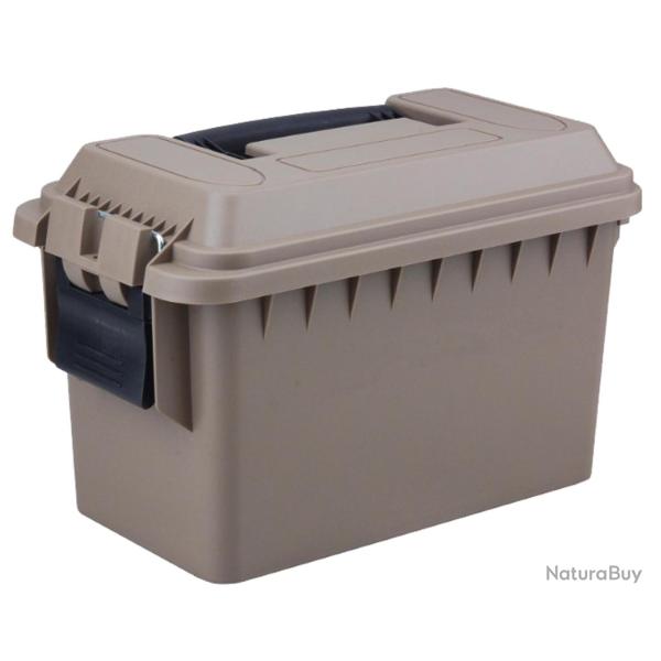 Caisse munition polym�re cal.50 TAN 30X16X17.5 cm
